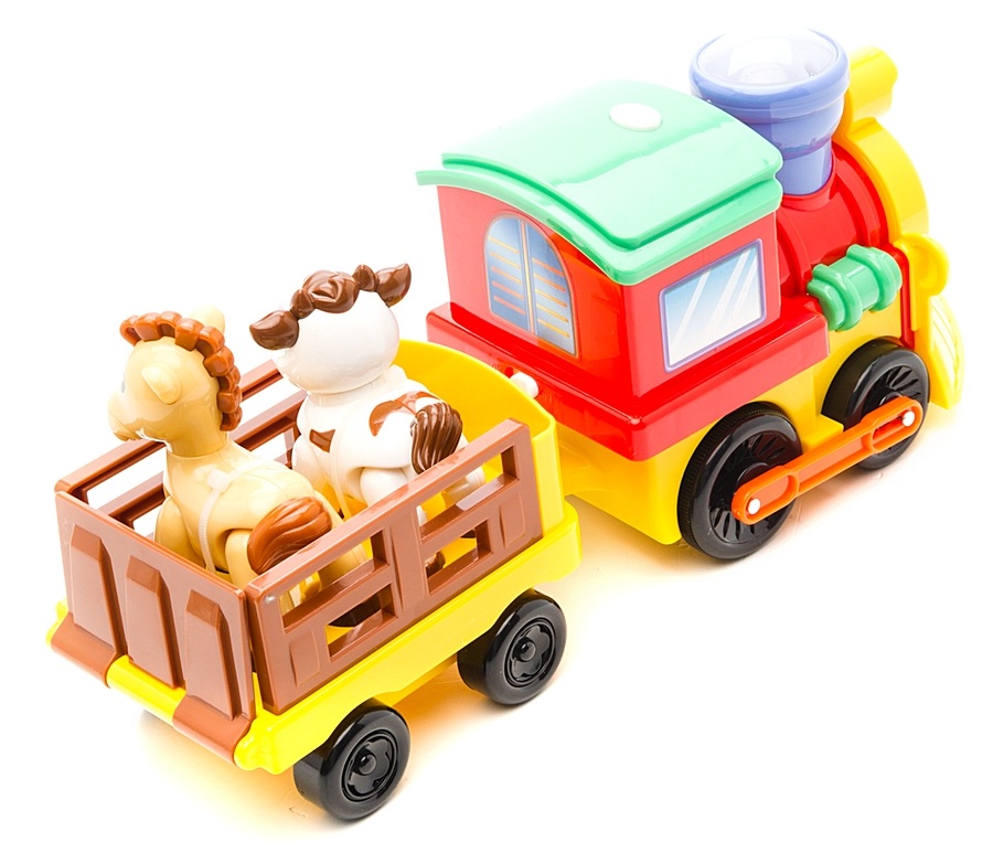 Развивающая игрушка «Поезд с животными» Kiddieland, KID 050096 